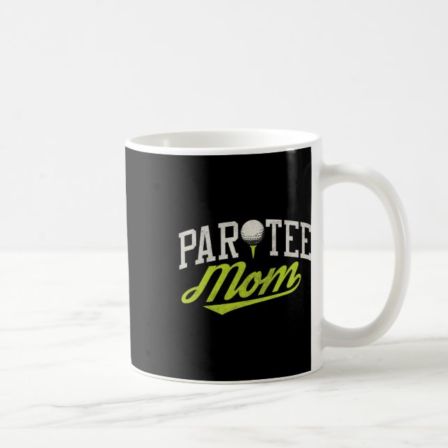 Caneca De Café Vamos Par Tee Mãe Camiseta Divertida de Golfe Troc (Direita)