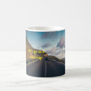 Caneca De Café Vamos para viajar de carro