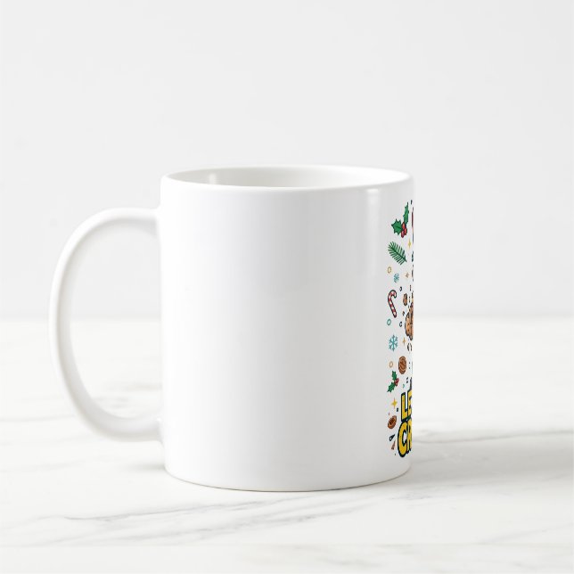 Caneca De Café Vamos Quebrar Noz Funny Art (Esquerda)