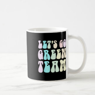 Caneca De Café Vamos retrô vai ao campo de verão do jogo da guerr