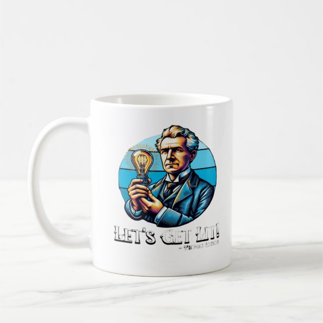 Caneca De Café Vamos Se Solte! Mínimo Legal clássico (Esquerda)