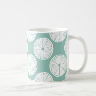 Caneca De Café Vamos Taco Sobre Amor Padrão de Limão de cor