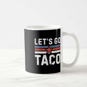 Caneca De Café Vamos Taco - Vintage 2 