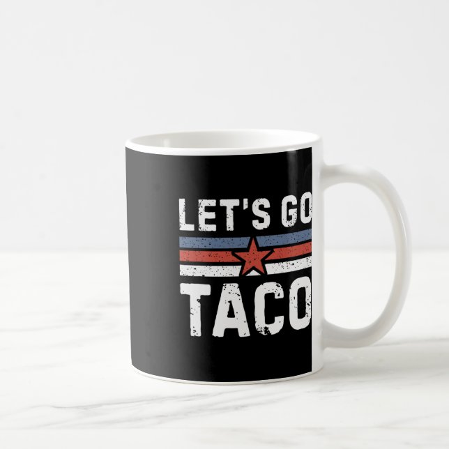 Caneca De Café Vamos Taco - Vintage 2  (Direita)