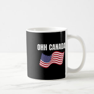 Caneca De Café Vamos Tornar O Canadá Americano Novamente Divertid