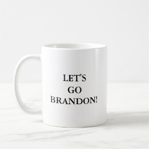 Caneca De Café Vamos Vai Brandon!