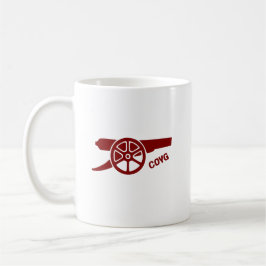 Caneca De Café Vamos você Gunners COYG