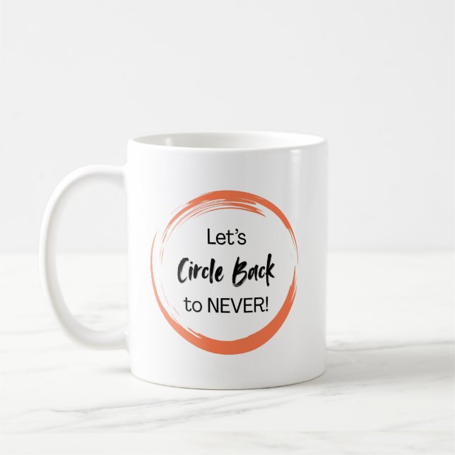 Caneca De Café Vamos Voltar ao Nunca (Esquerda)