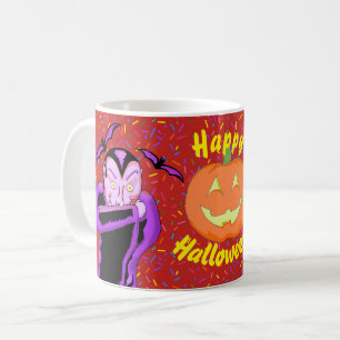 Caneca De Café Vampire Halloween Mug