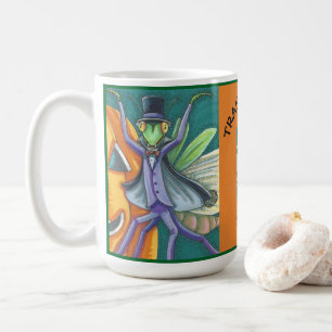 CANECA DE CAFÉ VAMPIRE TRANSYLVANIA MANTIS, HALLOWEEN INSETO MUG