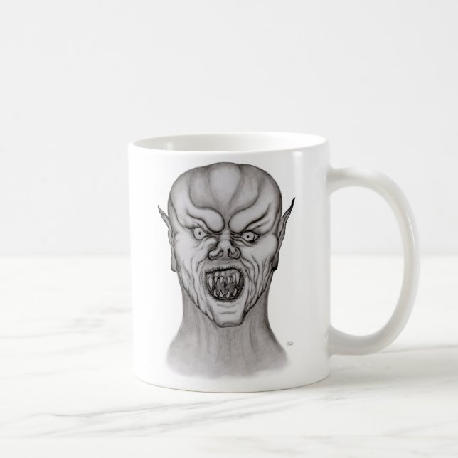 Caneca De Café Vampiro (Direita)