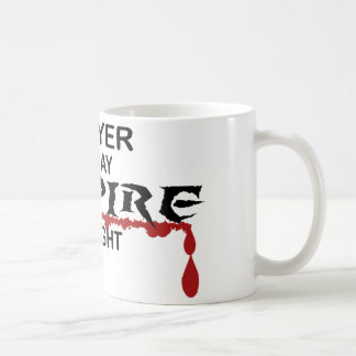 Caneca De Café Vampiro do advogado em a noite