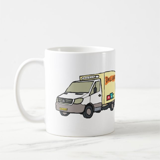Caneca De Café Van de Entrega (Esquerda)