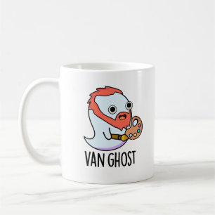 Caneca De Café Van Ghost Funny Artist Ghost Pun