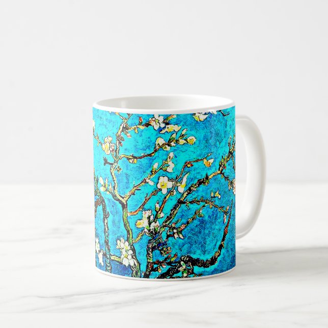 Caneca De Café Van Gogh - Almond Blossoms (Frente Esquerda)