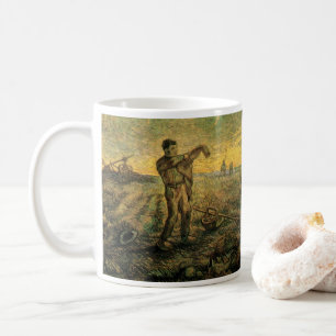 Caneca De Café Van Gogh Evening: Fim do dia, Arte de Vintage