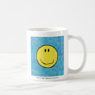 Caneca De Café van gogh face mug feliz
