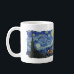 Caneca De Café Van Gogh * noite estrelado<br><div class="desc">A noite estrelado por Van Gogh. Visite por favor minha loja para um design mais interessante e uma mais escolha da cor. =>     zazzle.com/iwheels*</div>