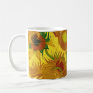 Caneca De Café Van Gogh Quinze Girassóis Em Uma Arte Bela Vaso