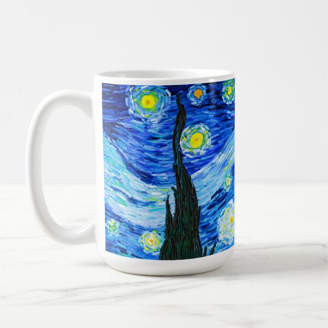 Caneca De Café Van Gogh Starry Night (Esquerda)