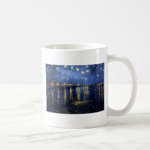 Caneca De Café Van Gogh Starry Night Over Rhone