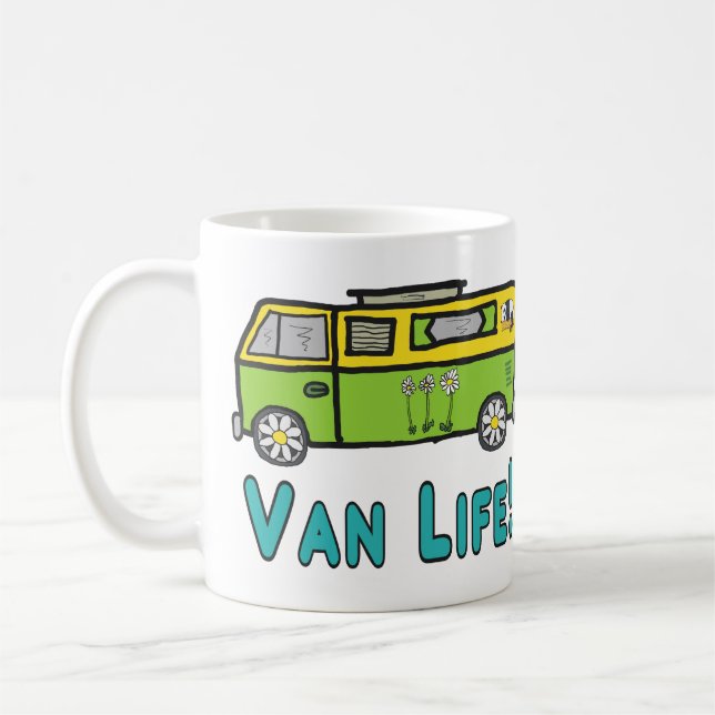 Caneca De Café Van Life (Esquerda)