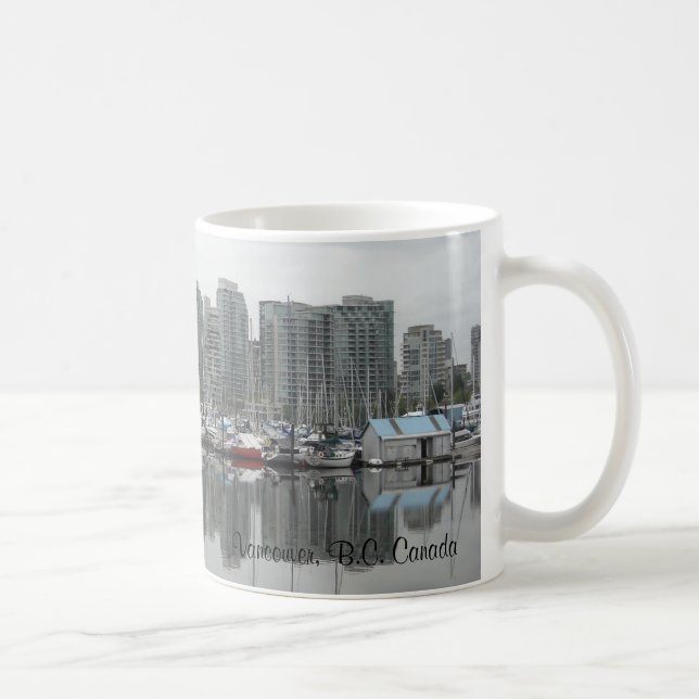 Caneca De Café Vancouver, C.B. Canadá (Direita)