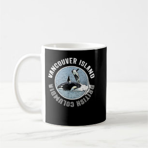 Caneca De Café Vancouver Island BC Canada Orca Whales Adventure K