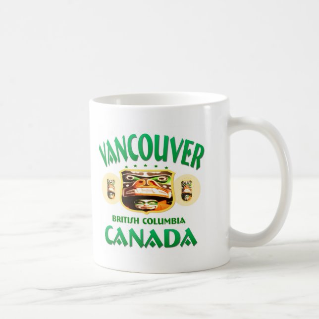 Caneca De Café Vancôver Canadá (Direita)