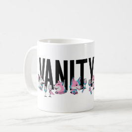 Caneca De Café Vanity fur Magazine Party Limited Edition BLUE
