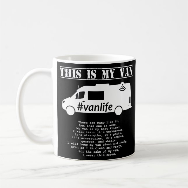 Caneca De Café Vanlife Creed - Sprinter G2 (Esquerda)
