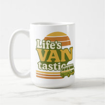 VANtastic Retro 70s Van Graphic da vida