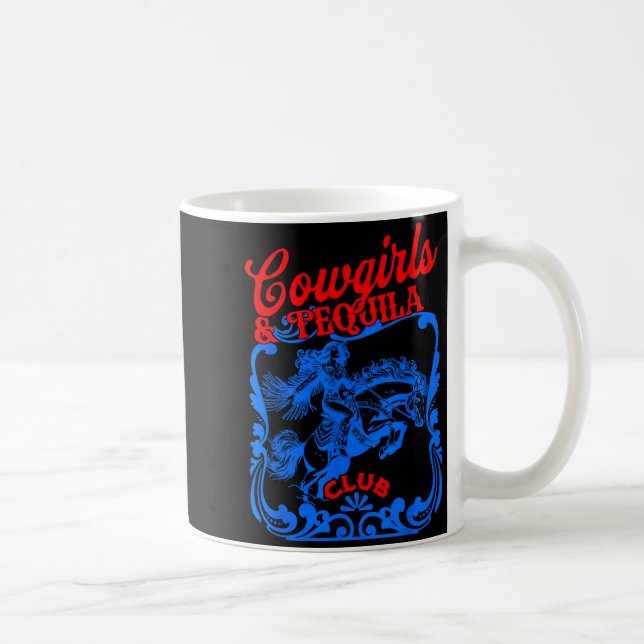 Caneca De Café Vaqueiras E Tequila Antigo Rabo Engraçado Bebedor  (Direita)