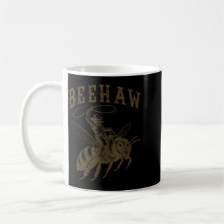 Caneca De Café Vaqueiro Beehaw Ocidental Pun Humorístico Apiculto