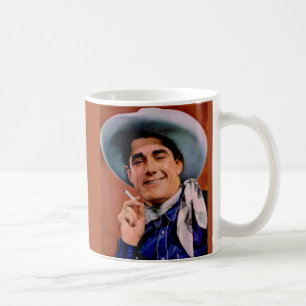 Caneca De Café vaqueiro bonito com cigarro