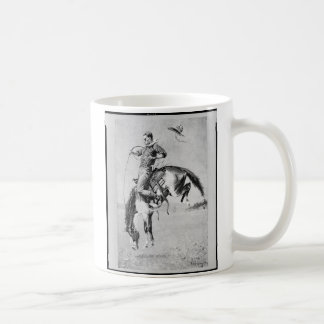Caneca De Café Vaqueiro de Frederic Remington no bronco