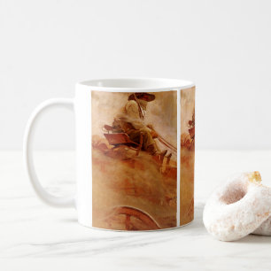 Caneca De Café Vaqueiros Antigos, A Carroça de Minério por NC Wye