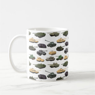 Caneca De Café Vários Tanques de Batalha