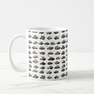 Caneca De Café Vários Tanques WW2