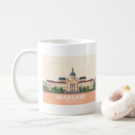 Caneca De Café Varsóvia Polônia do Castelo Real Pastel Viagem