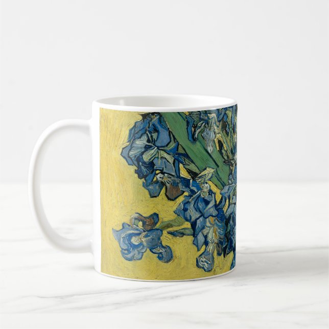 Caneca De Café Vase com irlandeses de Van Gogh - Vida Estática (Esquerda)