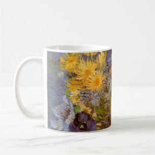 Caneca De Café Vase com Lilacs e Daisies por Vincent van Gogh