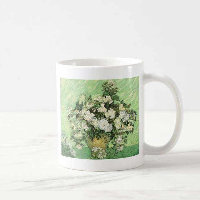Caneca De Café Vase com Rosas - Van Gogh (Direita)