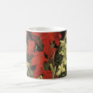 Caneca De Café Vaso com Gladíolos, Cravos por Vincent van Gogh