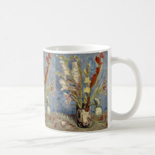 Caneca De Café Vaso com Gladíolos por Vincent Van Gogh