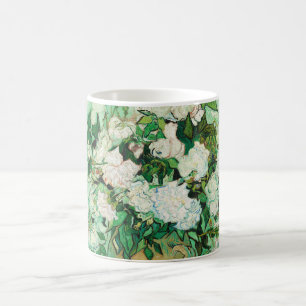 Caneca De Café Vaso com Rosas Cor-de-Rosa, Vincent Van Gogh