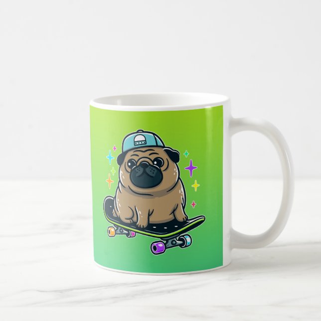 Caneca De Café vaso de skate (Direita)