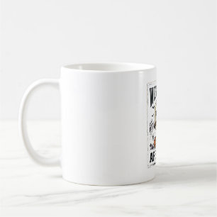 Caneca De Café Vassoura de Bruxa Vintage Halloween Abóbora Lua Ar