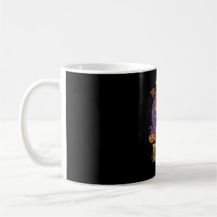 Caneca De Café Vassoura Quebrou Papai Dia das Bruxas Casa Assombr