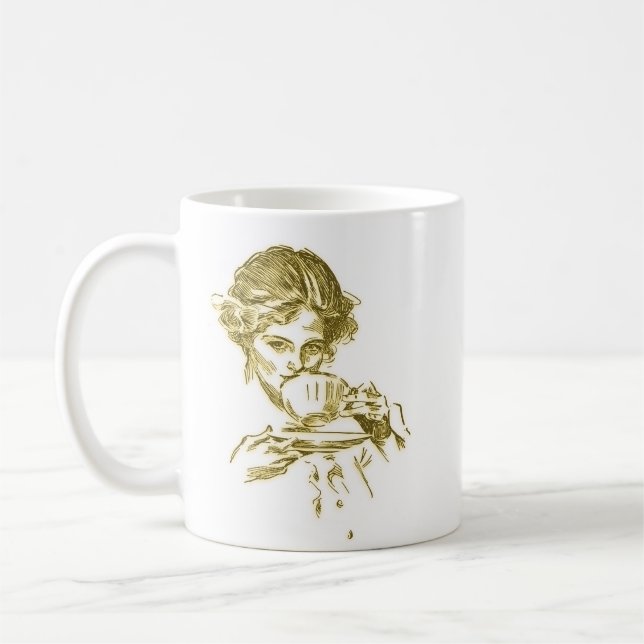 Caneca De Café Vaza o chá, querida (Esquerda)